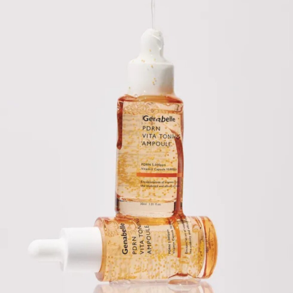 GENABELLE - PDRN Vita Toning Ampoule - Rozjasňující ampule s PDRN, vitamínovými kapslemi a komplexem hydratačních látek - 30 ml