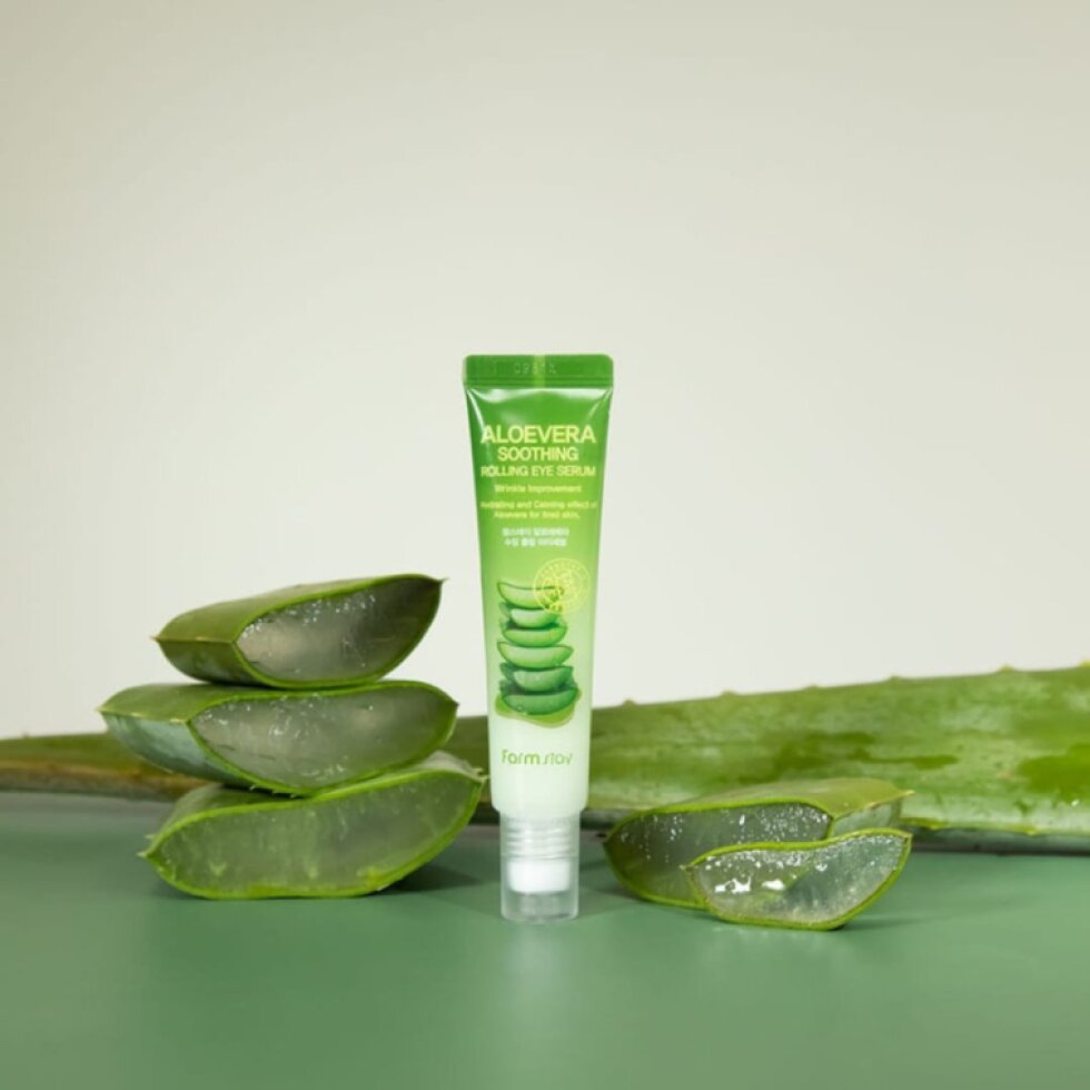 Farm Stay - Aloe Vera Soothing Rolling Eye Serum - Oční Sérum s Aloe Vera - 25ml