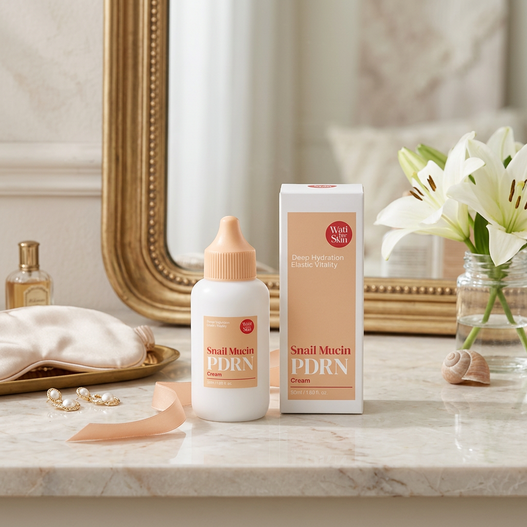 WATI FOR SKIN - Snail Mucin PDRN Cream - Regenerační pleťový krém se šnečím mucinem a PDRN - 50 ml