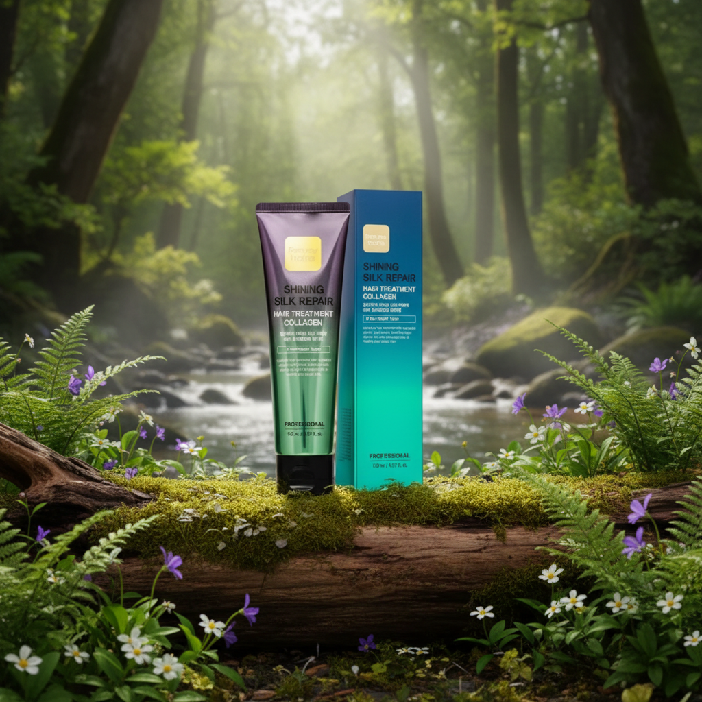 Farm Stay - Shining Silk Repair Hair Treatment Collagen - Opravná maska na poškozené vlasy - 150 ml