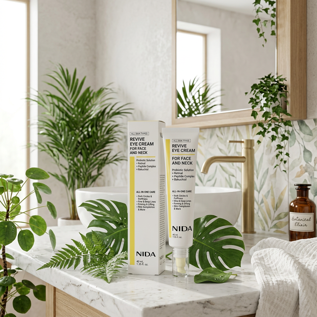 NIDA - Revive Eye Cream For Face And Neck - Obnovující oční krém na obličej a krk - 40 ml