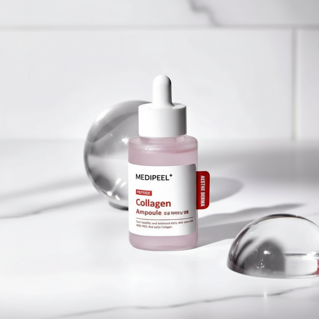 MEDI-PEEL - Red Lacto Peptide Collagen Tightening Ampoule - Kolagenové sérum pro celkové zlepšení pleti - 50 ml
