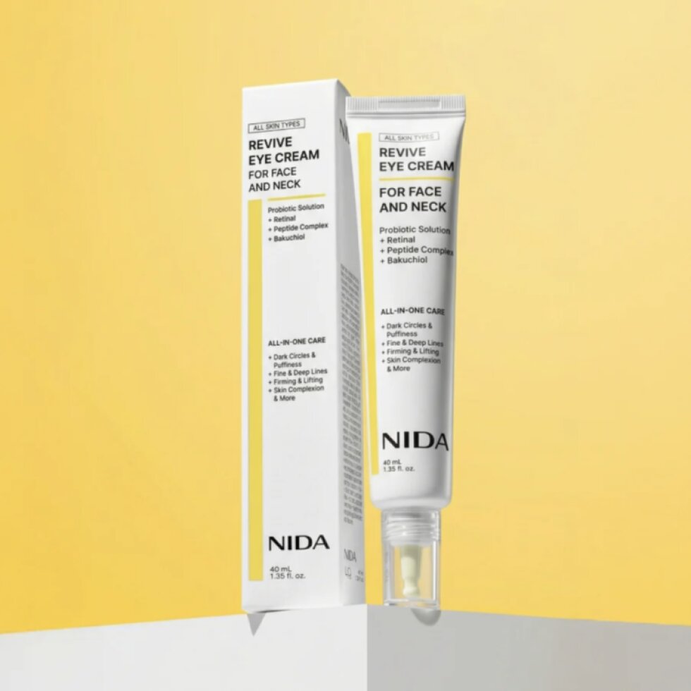 NIDA - Revive Eye Cream For Face And Neck - Obnovující oční krém na obličej a krk - 40 ml