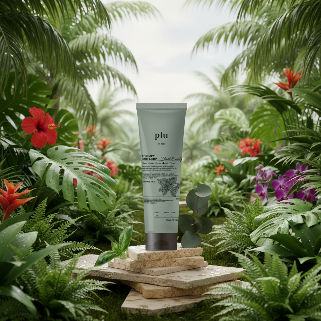 PLU - Aroma Body Lotion Basil Eucalyptus - Aromatické tělové mléko s bazalkou a eukalyptem - 200 ml