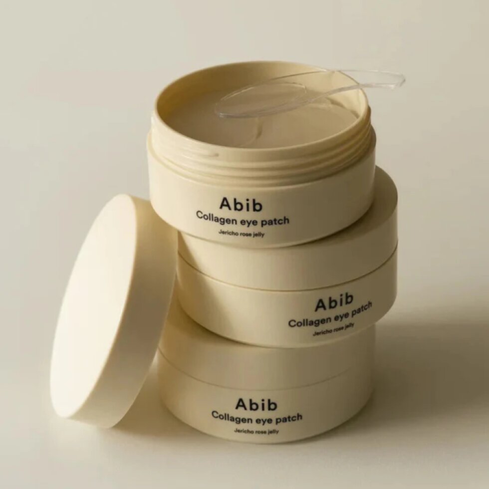 Abib - Collagen Eye Patch Jericho Rose Jelly - Hydratační hydrogelové oční polštářky - 60 ks