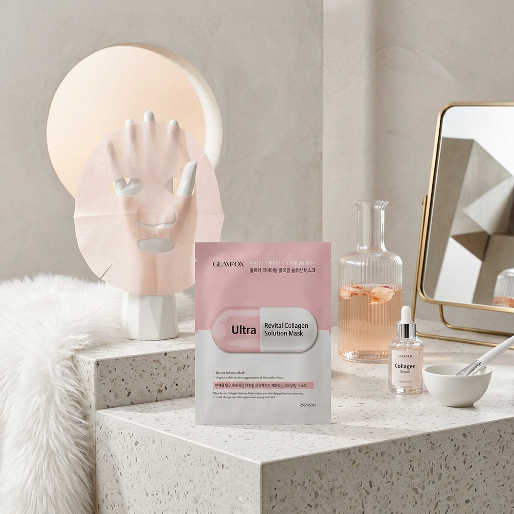 GLAMFOX - Ultra Revital Collagen Solution Mask - Revitalizační kolagenová maska - 25 g