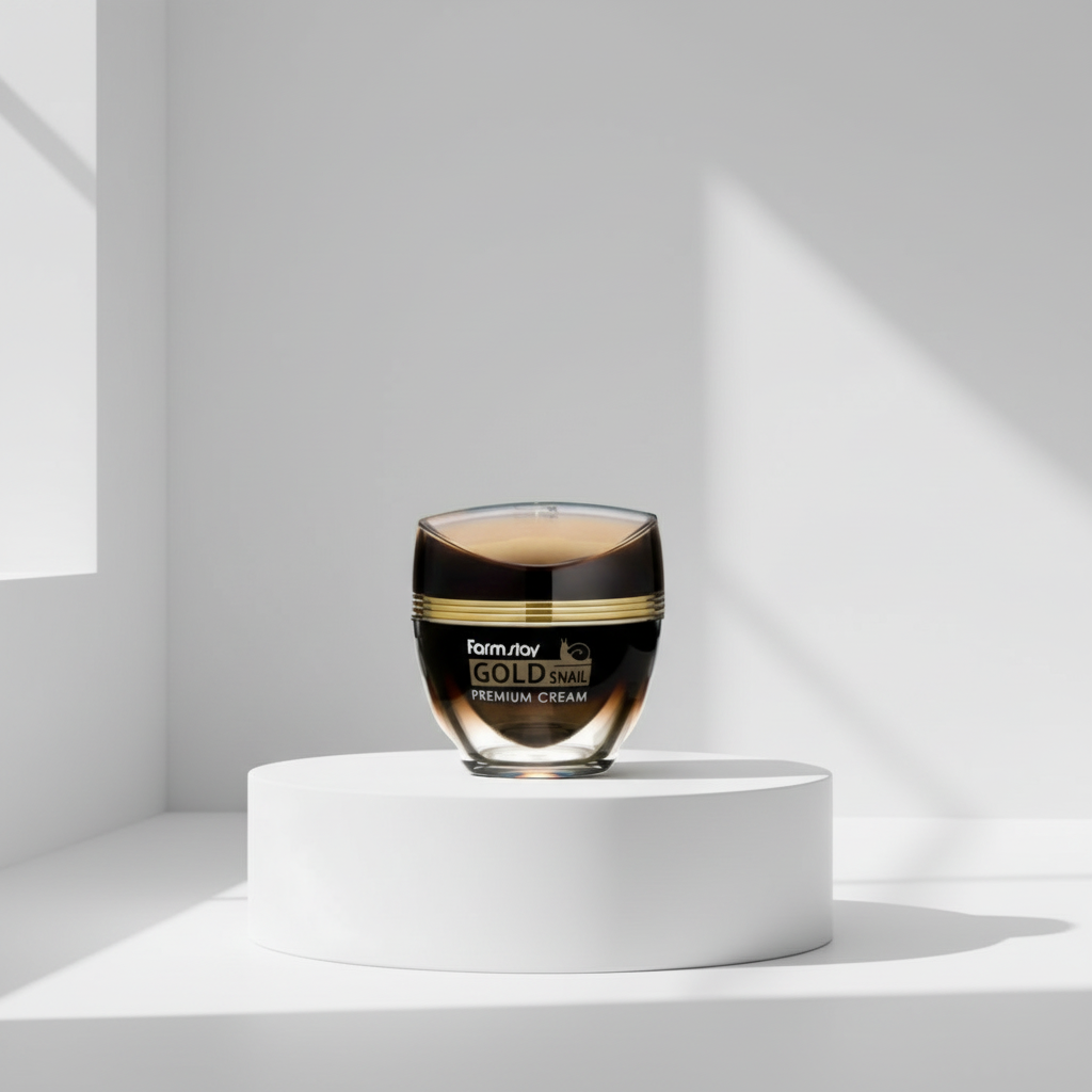 Farm Stay - Gold Snail Premium Cream - Liftingový krém se šnečím mucinem - 50 ml