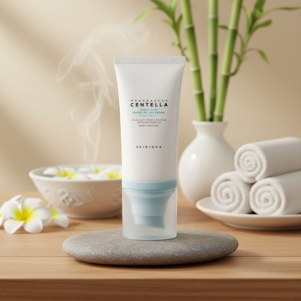 SKIN1004 - Madagascar Centella Hyalu-Cica Water-Fit Sun Serum JUMBO SIZE SPF50+ PA++++ - Hydratační SPF krém - 100 ml