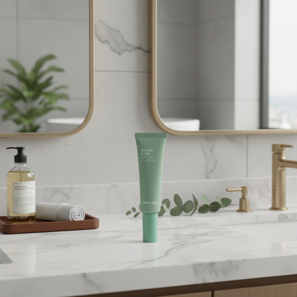 Farm Stay - Tea Tree Biome Calming Eye Cream - Zklidňující oční krém s extraktem z čajovníku - 50 ml