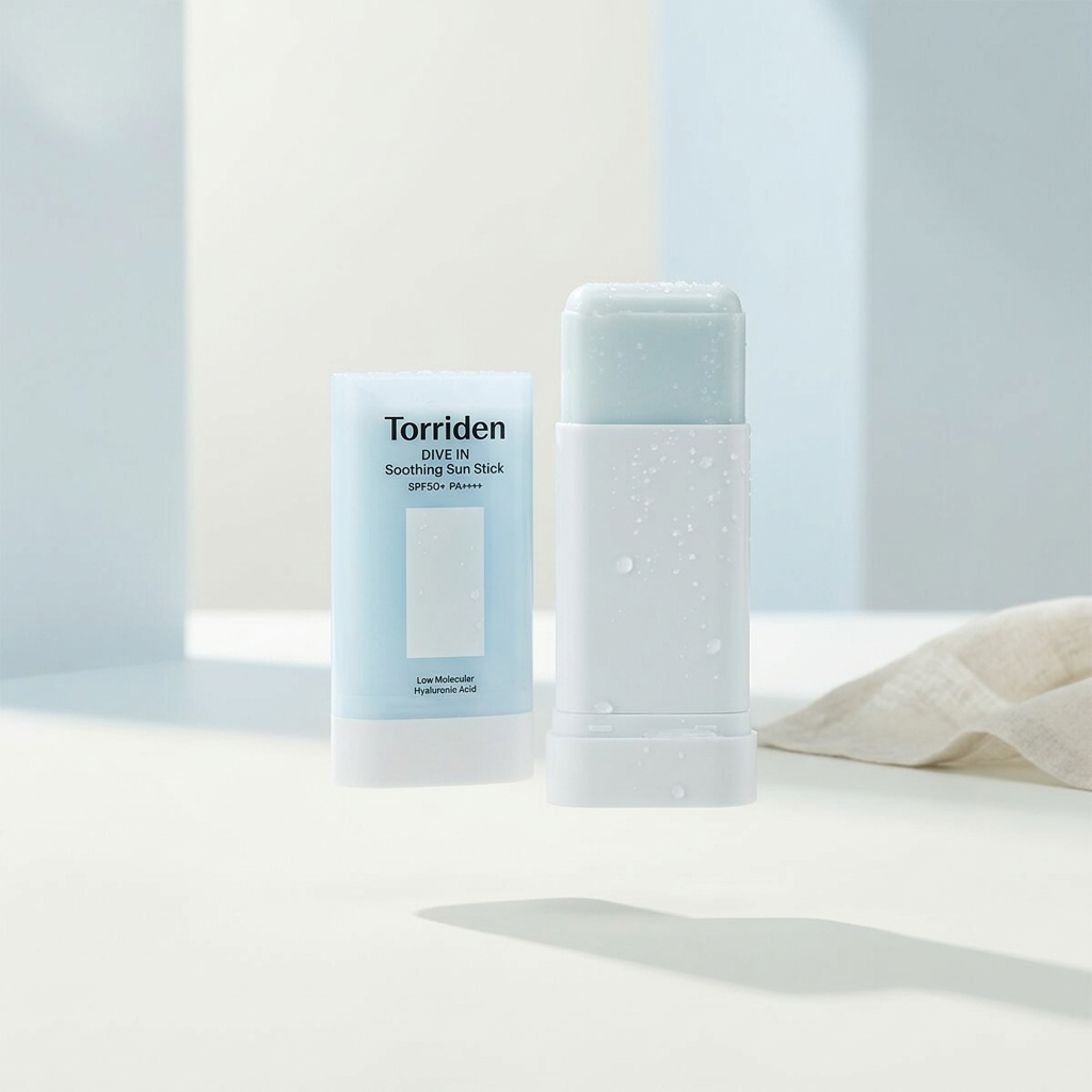Torriden - DIVE-IN Soothing Sun Stick - Zklidňující opalovací tyčinka s kyselinou hyaluronovou - 19g