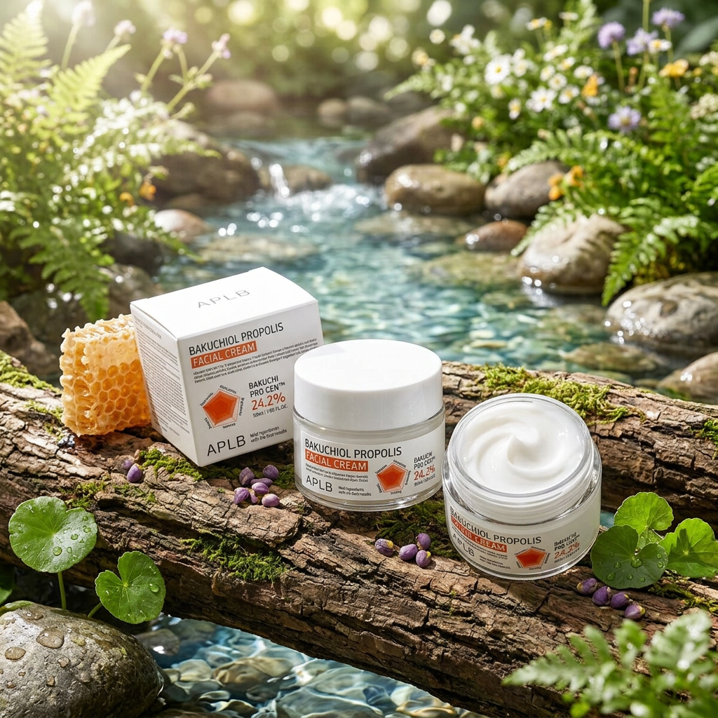 APLB - Bakuchiol Propolis Facial Cream - Zpevňující krém s bakuchiolem a propolisem - 55 ml