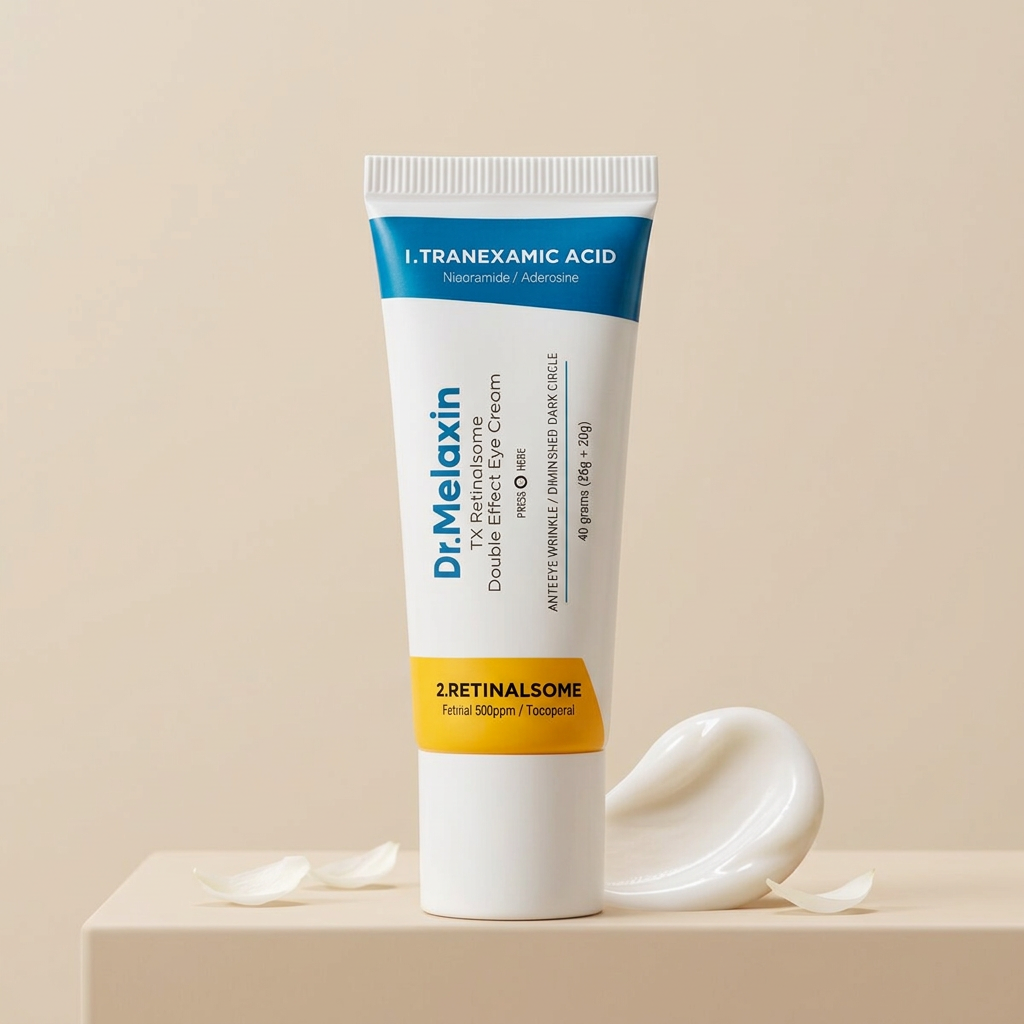 DR. MELAXIN - TX Retinalsome Double Effect Eye Cream - Zpevňující oční krém s tranexamovou kyselinou a lipozomálním retinalem - 40g