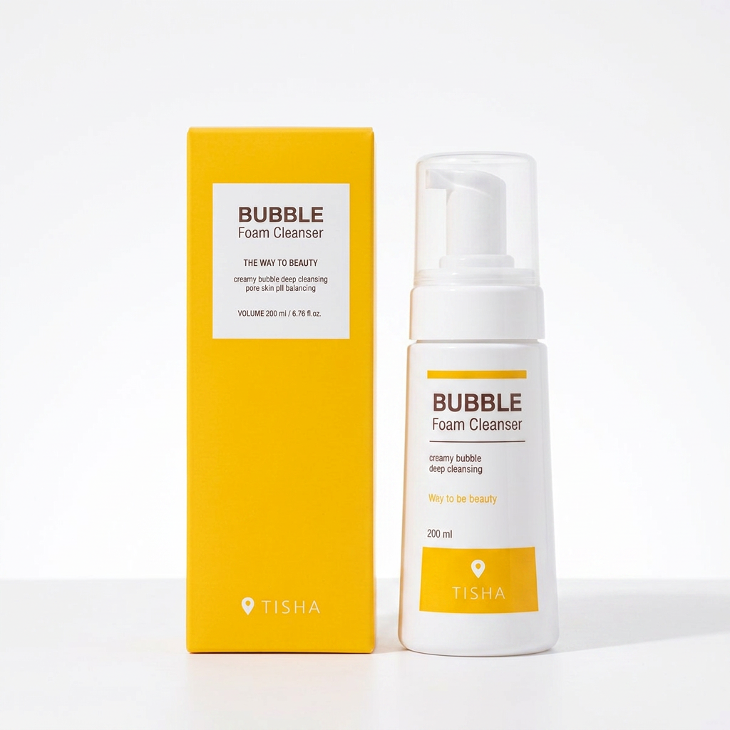 TISHA - Bubble Foam Cleanser - Čisticí bublinková pěna - 200 ml