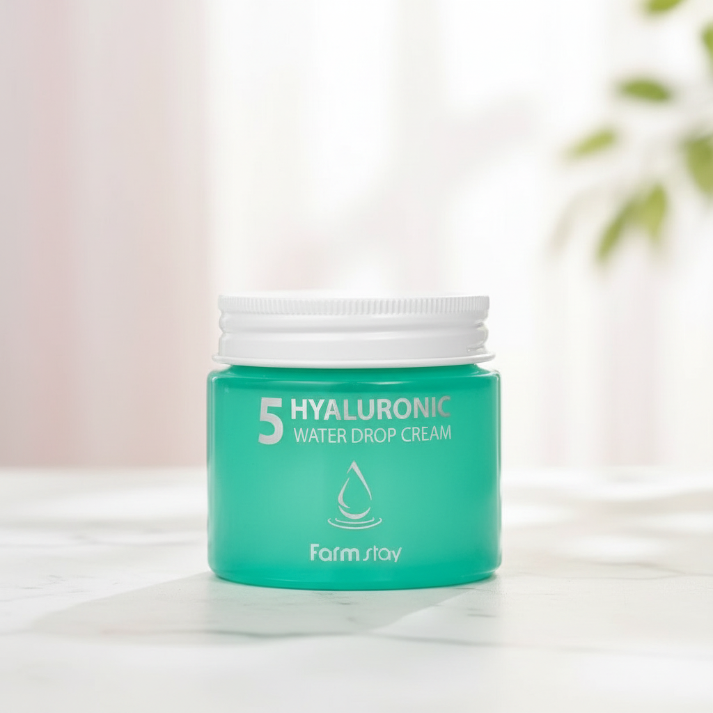 Farm Stay - Hyaluronic 5 Water Drop Cream - Hydratační krém - 80ml