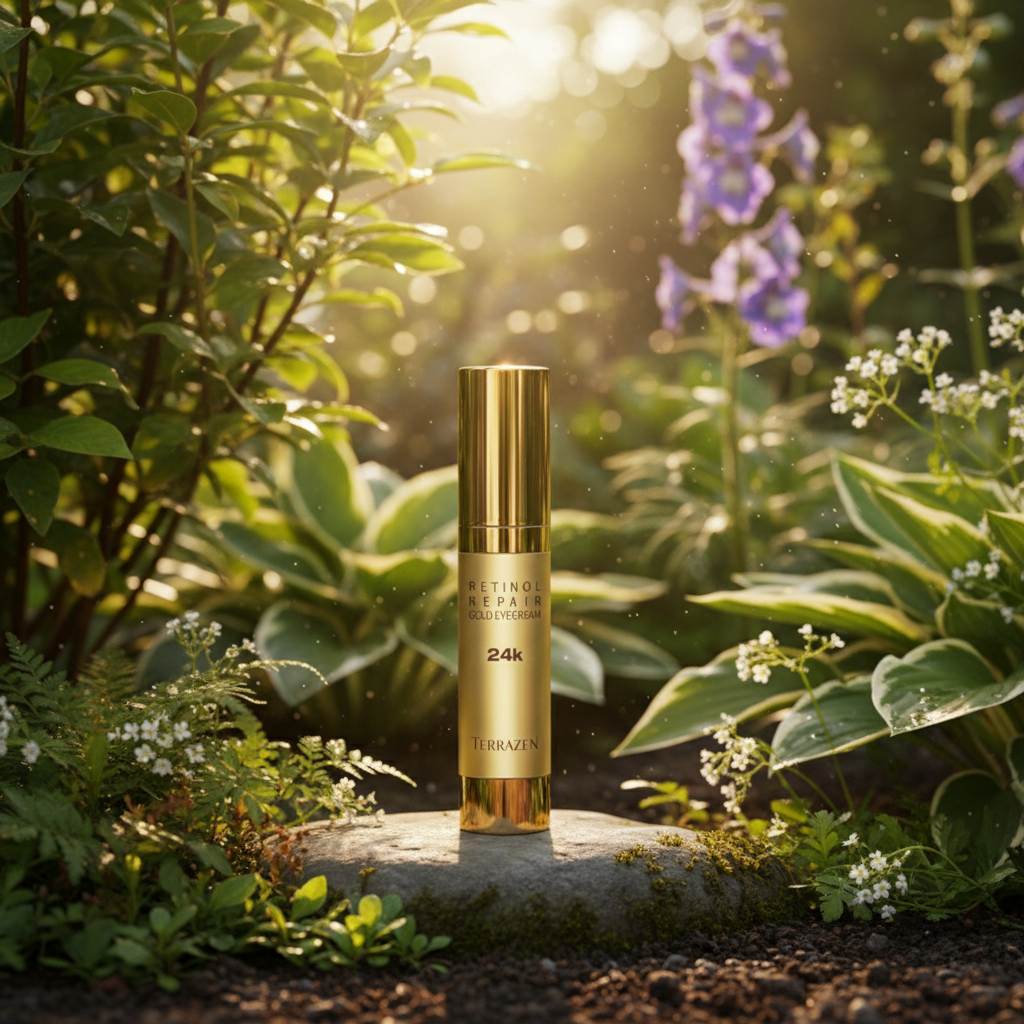 TERAZZEN - Retinol Repair Gold Eye Cream 24K - Omlazující oční krém s retinolem a zlatem - 20 ml