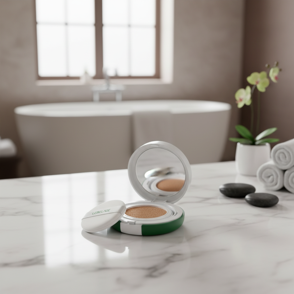 LEBELAGE - Cica No Sebum Sun Cushion SPF 50+ PA+++ - Pečující SPF cushion - 15 g