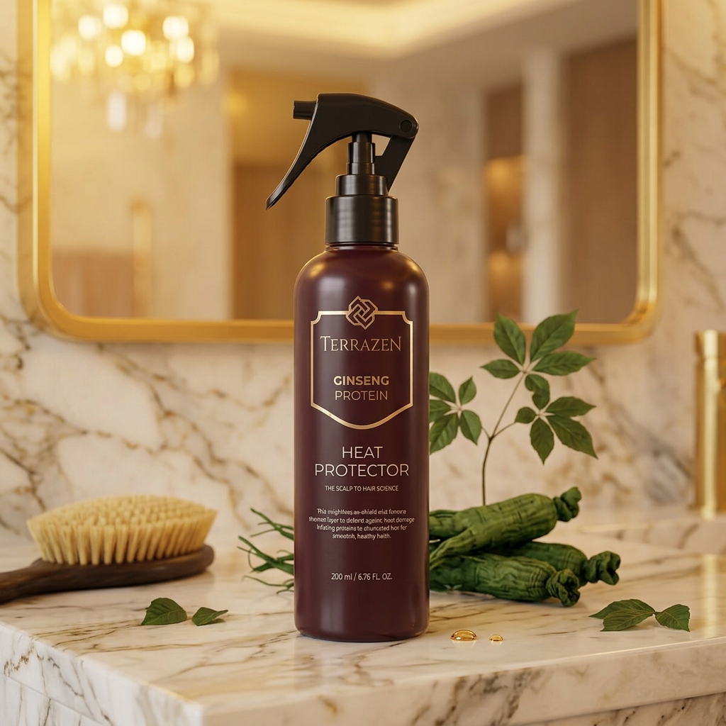 TERRAZEN - Ginseng Protein Heat Protector - Luxusní vlasový termoochranný sprej - 200 ml