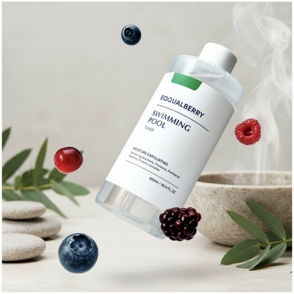 EQQUALBERRY - Swimming Pool Daily Facial Toner - Osvěžující denní tonikum - 300ml