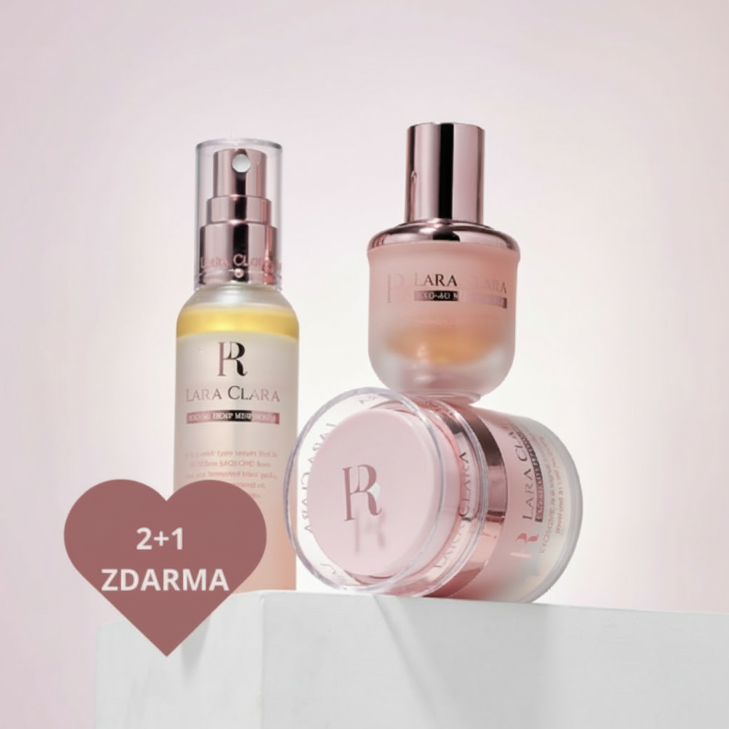 LARA CLARA - Exo-Ag Ampoule, Peptide Cream a Mist Serum SADA - 2+1 ZDARMA