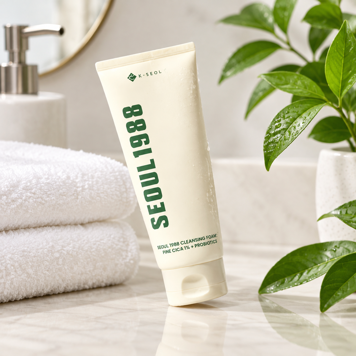 KSECRET - SEOUL 1988 Cleansing Foam : Pine Cica 1% + Probiotics - Čisticí pěna borovicová cica 1 % + probiotika - 150 ml