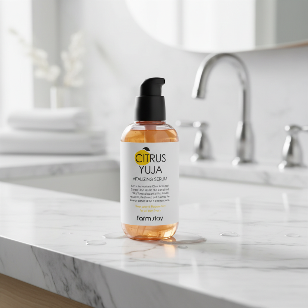 Farm Stay - Citrus Yuja Vitalizing Serum - Hydratační s rozjasňující sérum s vitaminem C - 100 ml