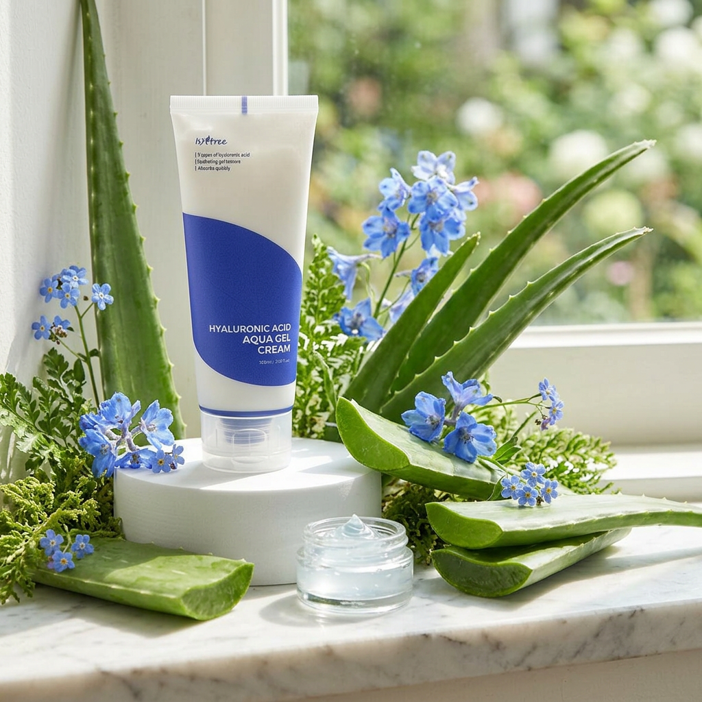 ISNTREE - Hyaluronic Acid Aqua Gel Cream - Hydratační gelový krém s kyselinou hyaluronovou - 100 ml