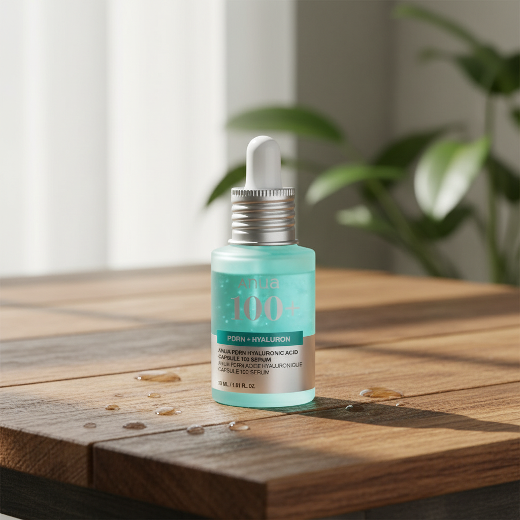 ANUA - PDRN Hyaluronic Acid Capsule 100 Serum - Sérum s PDRN a kyselinou hyaluronovou pro intenzivní hydrataci a regeneraci - 30 ml