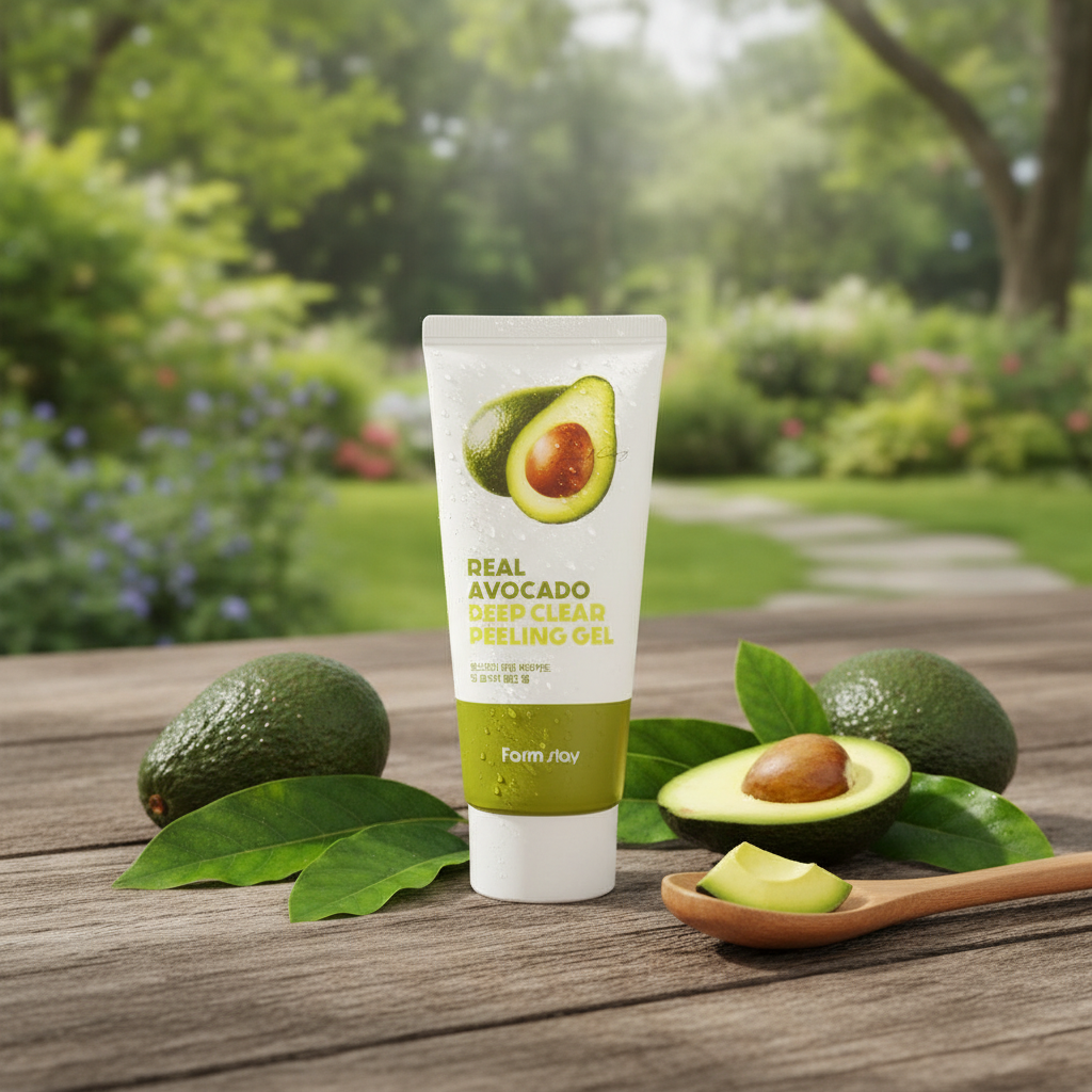 Farm Stay - Real Avocado Deep Clear Peeling Gel - Hloubkově čisticí peelingový gel s avokádem - 100 ml