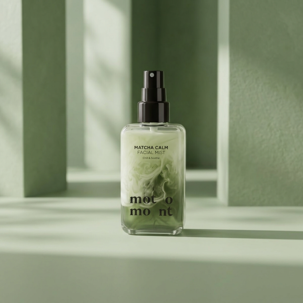 MOTOMONT - Matcha Calm Facial Mist - Zklidňující pleťová mlha s Matchou - 100 ml