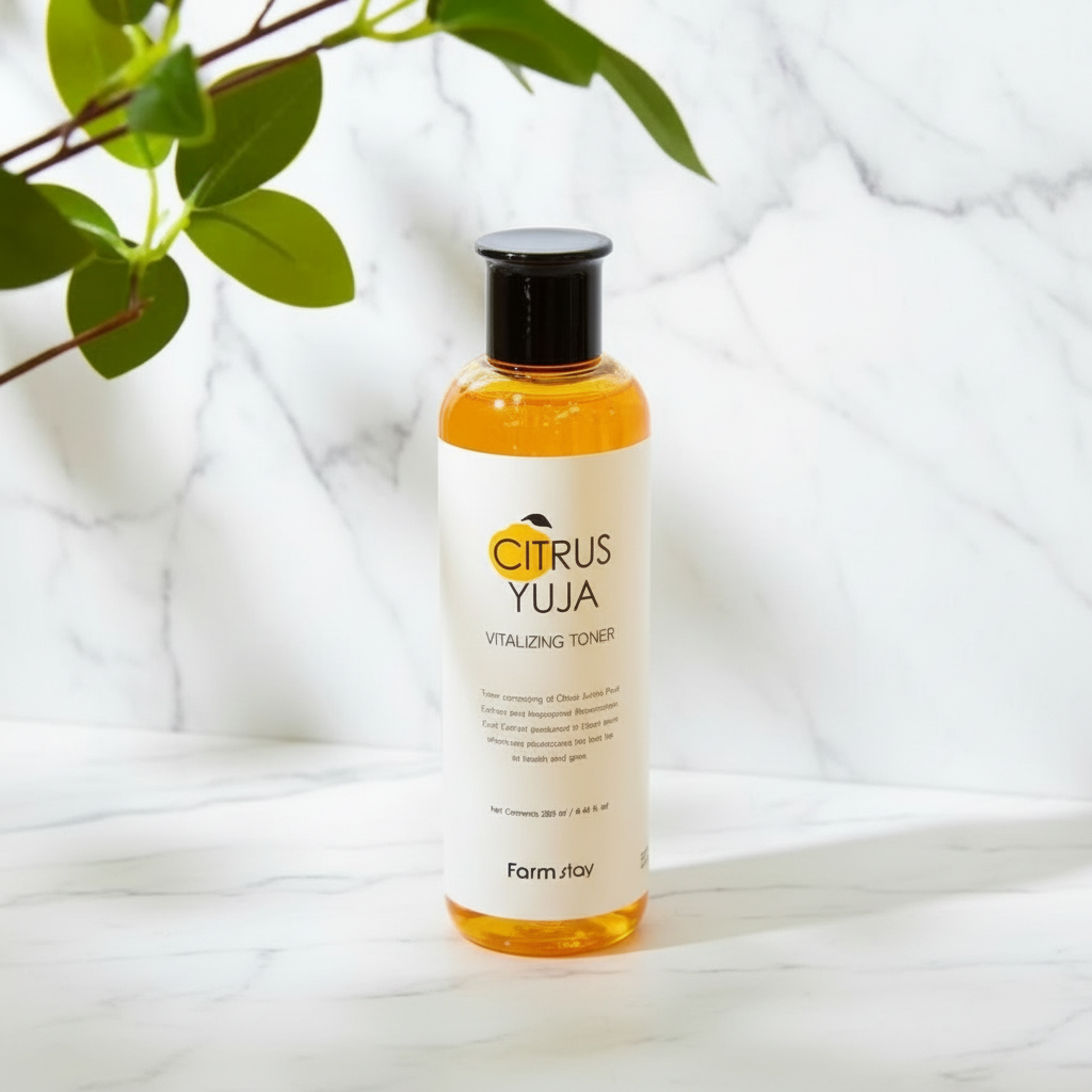 Farm Stay - Citrus Yuja Vitalizing Toner - Hydratační a rozjasňující toner s vitaminem C - 280 ml
