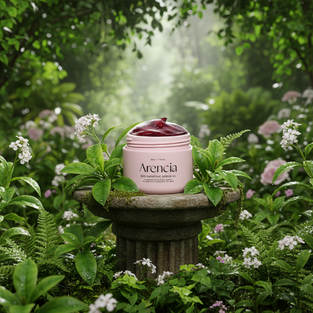 ARENCIA - Fresh Red Smoothie Serum 30 - Noční sérum s kolagenem pro projasněnou a omlazenou pleť - 50 ml