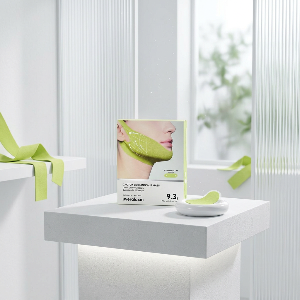 DR. MELAXIN - Cactox Cooling V-UP Mask - Zpevňující maska pro kontury obličeje - 1ks / 9.3 g