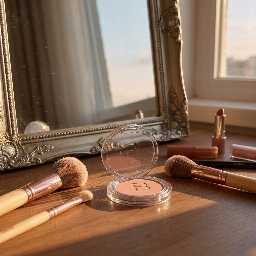 B.O.M. - Mood Flex Power Blush 01 Warm Pink - Pudrová tvářenka - 4,5 g