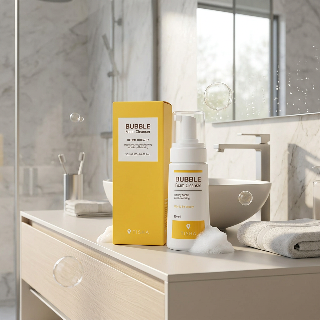 TISHA - Bubble Foam Cleanser - Čisticí bublinková pěna - 200 ml