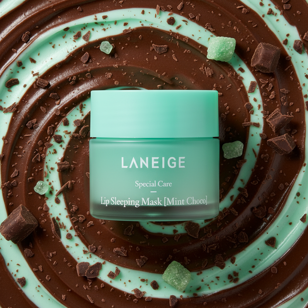 Laneige - Lip Sleeping Mask Choco Mint - Intenzivně regenerující maska na rty - 20 g