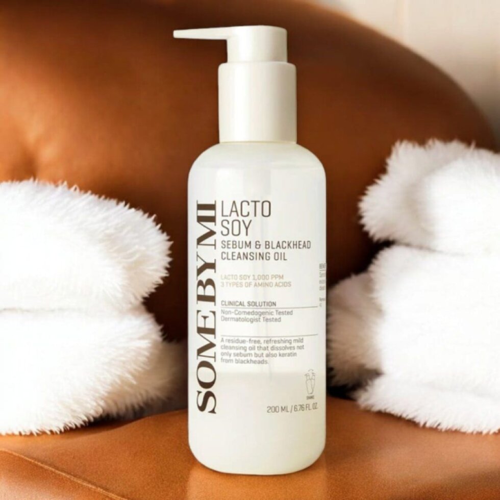 SOME BY MI - Lactosoy Sebum & Blackhead Cleaning Oil - Jemný odličovací olej - 200 ml