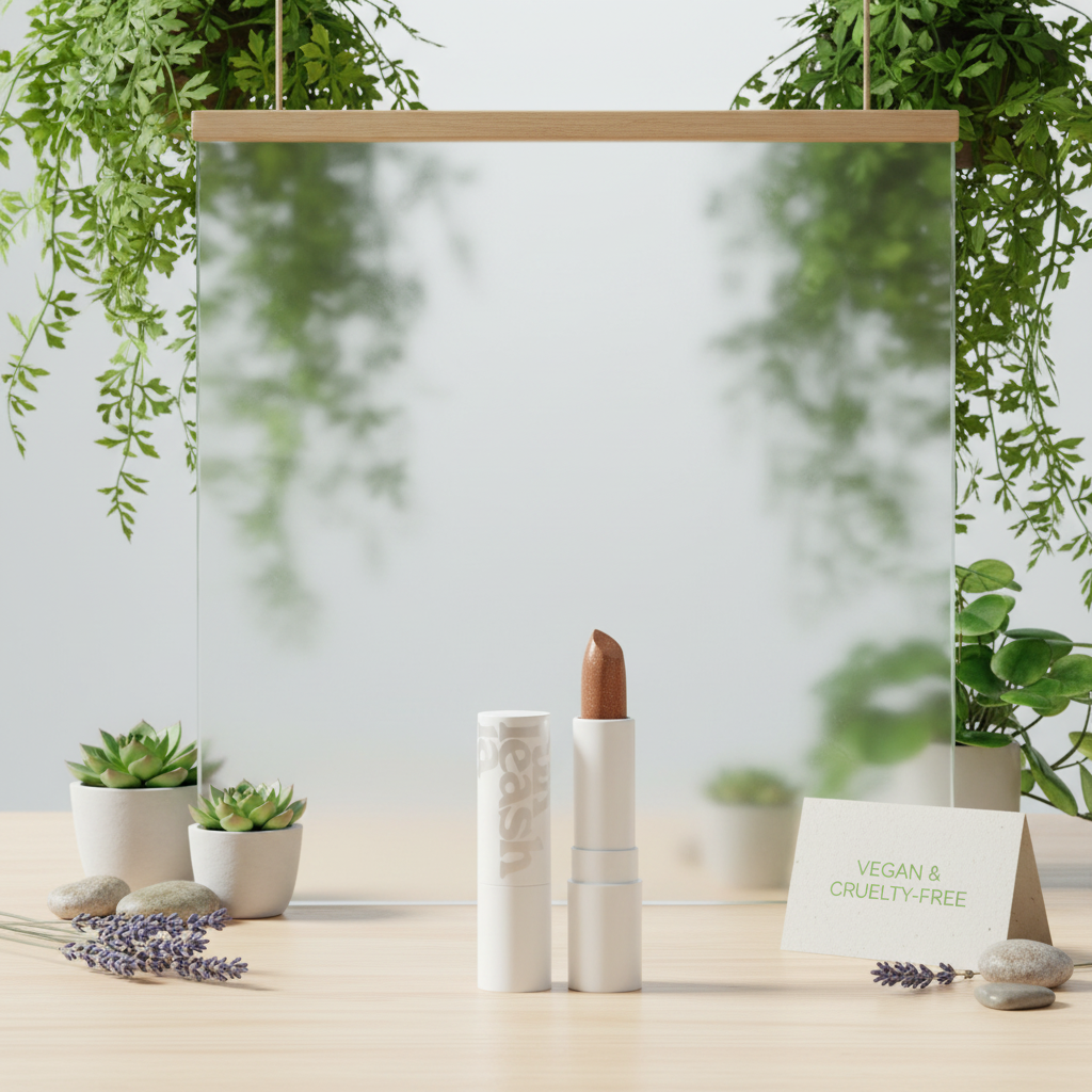 UNLEASHIA - Glacier Vegan Lip Balm - Veganský balzám na rty v odstínu NUDE BLUFF - 19 g