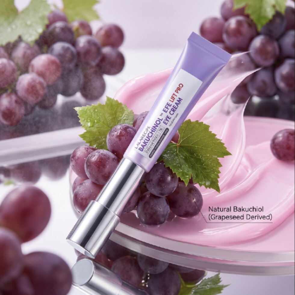 LALARECIPE - Bakuchinol Eye Cream EMS Lift Pro – Oční krém s bakuchinolem a EMS liftingovým aplikátorem - 15 ml