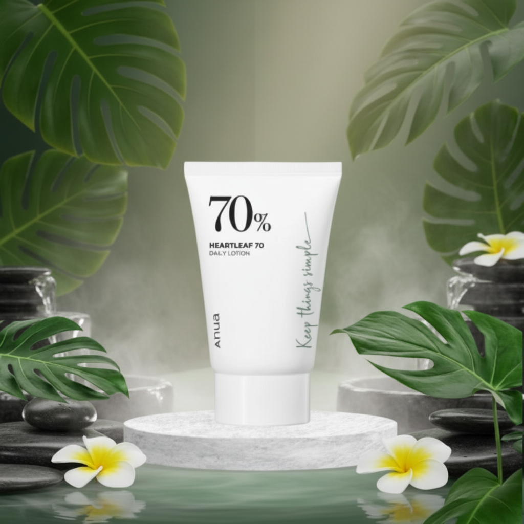 ANUA - Heartleaf 70 Daily Lotion - Zklidňující a hydratační emulze na obličej - 20 ml