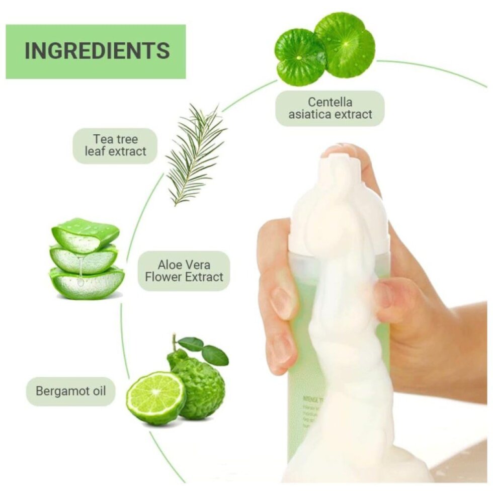 TENZERO - Cica Bubble Toner - Zklidňující pěnový toner s Cica - 120 ml
