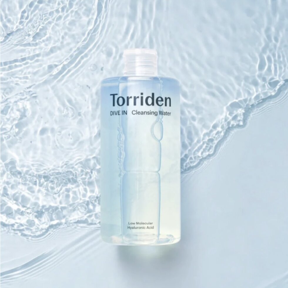 Torriden - DIVE-IN Cleansing Water - Hydratační čisticí voda s kyselinou hyaluronovou - 400 ml