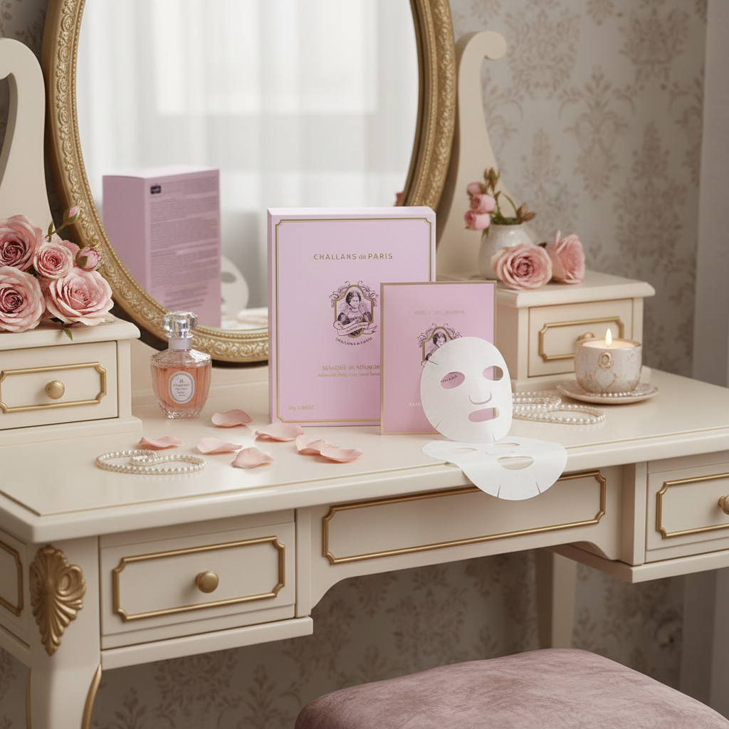 CHALLANS DE PARIS - Masque d'Memoria Excellence - Luxusní liftingová plátýnková maska - 25 ml