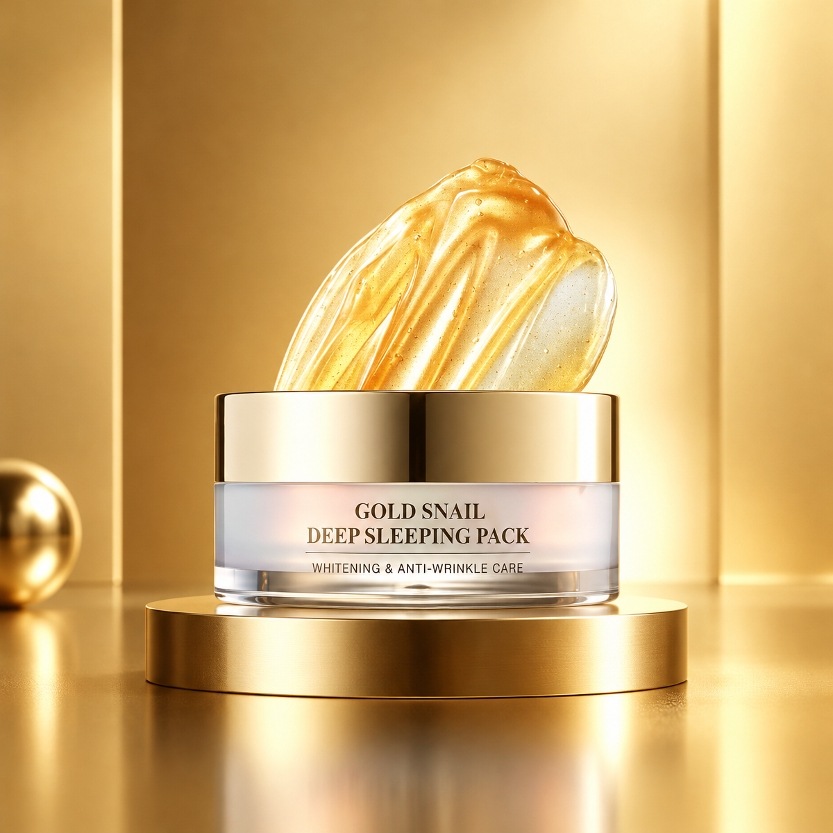 GOLD Energy SNAIL Synergy - Gold Snail Sleeping Pack - Luxusní noční maska se šnečím mucinem a zlatem - 30 ml