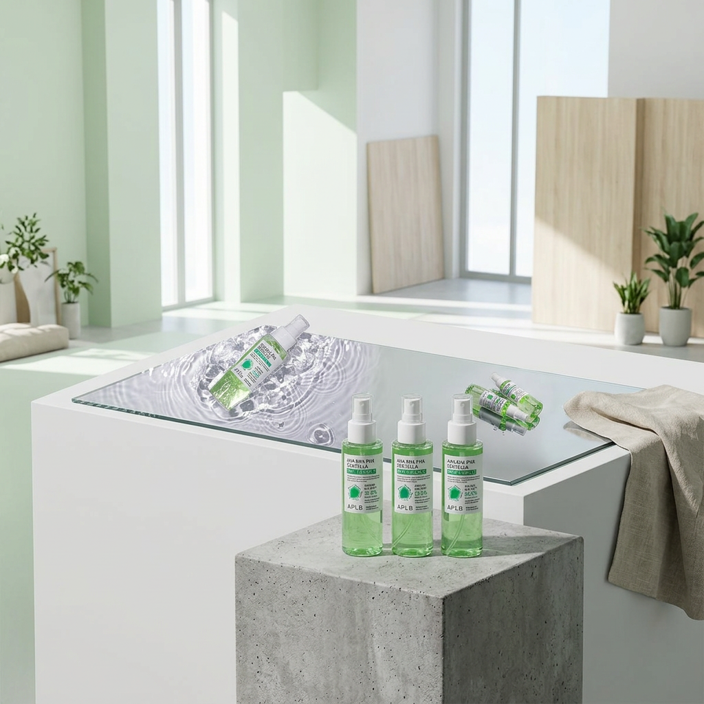 APLB - AHA BHA PHA Centella Mist Essence - Multifunkční mléčná essence s centelou a kyselinami - 105 ml