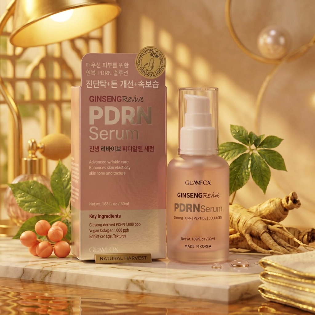 GLAMFOX - Ginseng Revive PDRN Serum - Obnovující sérum se ženšenem a PDRN - 50 ml