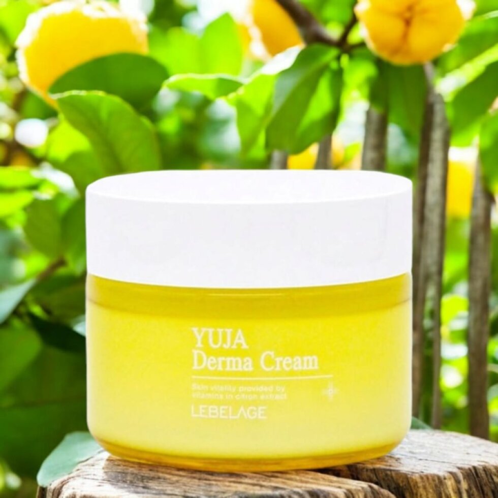LEBELAGE - Yuja Derma Skin Cream - Rozjasňující krém s vitaminem C - 50 ml