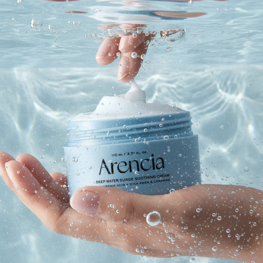 ARENCIA - Deep Water Surge Soothing Cream - Zklidňující, hydratační krém - 80 ml