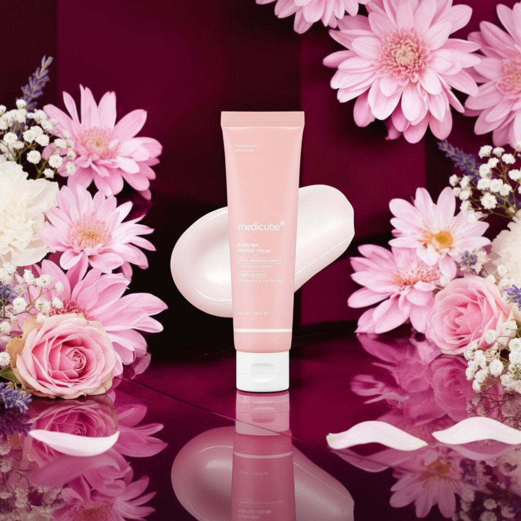 MEDICUBE - PDRN Pink Hyaluronic Moisturizing Cream - Krém pro dokonalou pleť - 50 ml