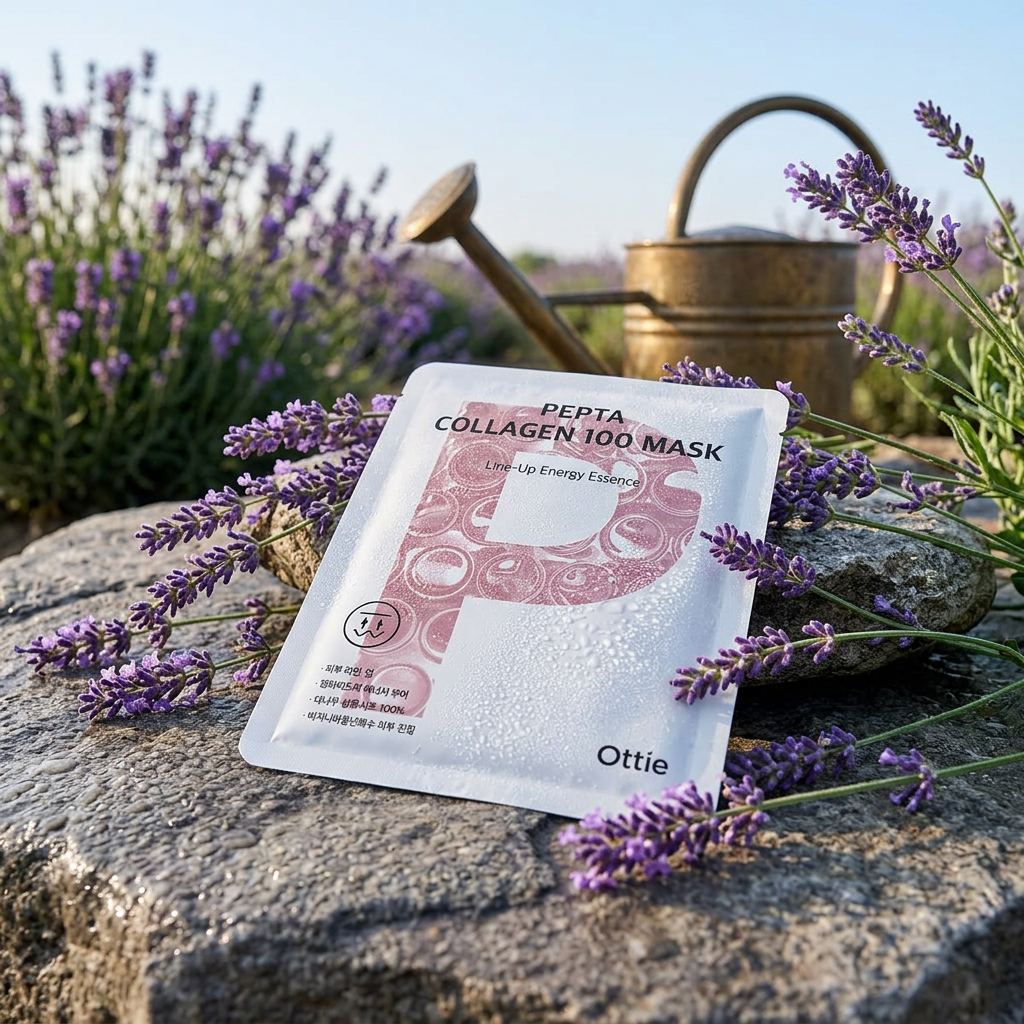 OTTIE - Pepta Collagen 100 Mask - Zpevňující plátýnková maska s kolagenem - 25 ml