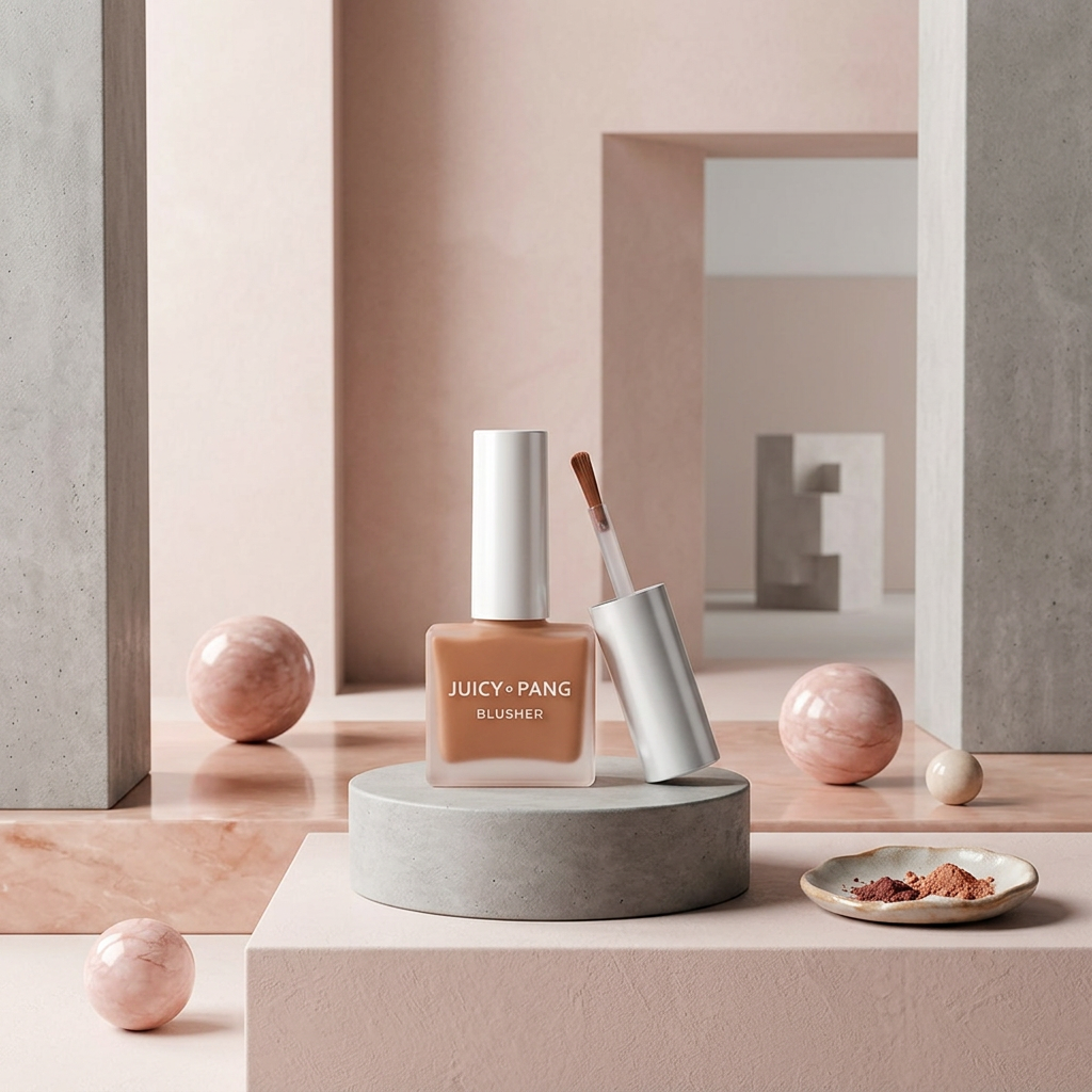 A'PIEU - Juicy-Pang Water Blusher - BE01 Fig - Tekutá tvářenka - 9 g